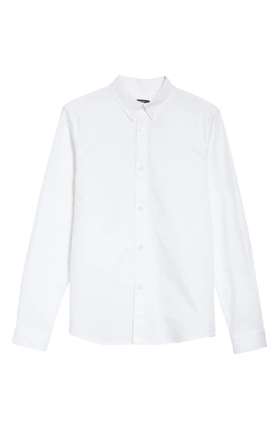 Shop Apc Chemise Extra Slim Fit Oxford Shirt In White