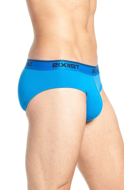 Shop 2(x)ist 3-pack No-show Briefs In Red/ Black/ Skydiver