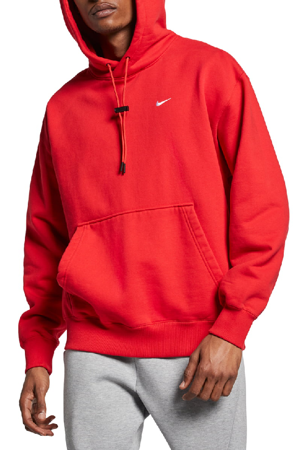 nikelab hoodie red