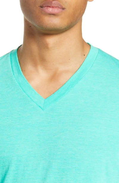 Shop Goodlife Scallop Triblend V-neck T-shirt In Billiard