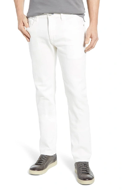 Shop Robert Graham Curtis Straight Leg Jeans In White