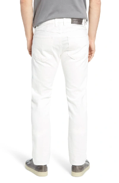 Shop Robert Graham Curtis Straight Leg Jeans In White