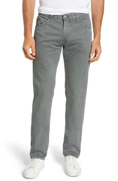 Shop Ag Tellis Sud Modern Slim Fit Stretch Twill Pants In Sulfur Fog Beacon