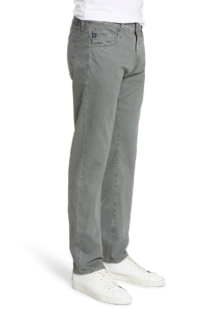 Shop Ag Tellis Sud Modern Slim Fit Stretch Twill Pants In Sulfur Fog Beacon