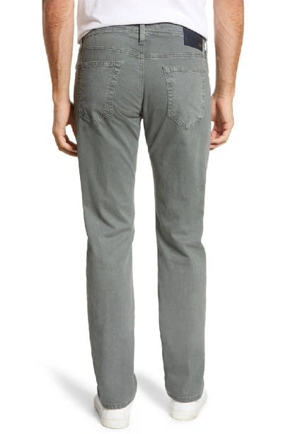 Shop Ag Tellis Sud Modern Slim Fit Stretch Twill Pants In Sulfur Fog Beacon