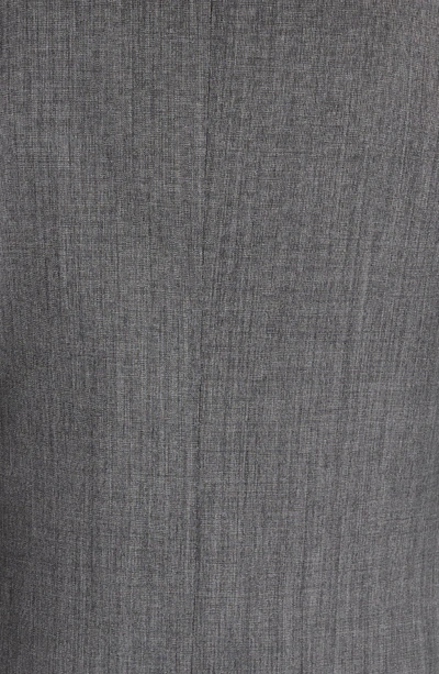 Shop Canali Milano Trim Fit Solid Wool & Silk Suit In Dark Grey