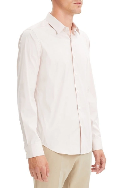 Shop Theory Sylvain Slim Fit Long Sleeve Sport Shirt In Tint