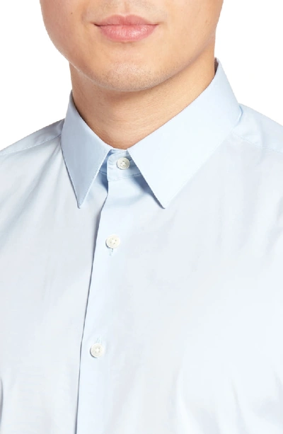 Shop Theory Sylvain Slim Fit Button-up Dress Shirt In Poles