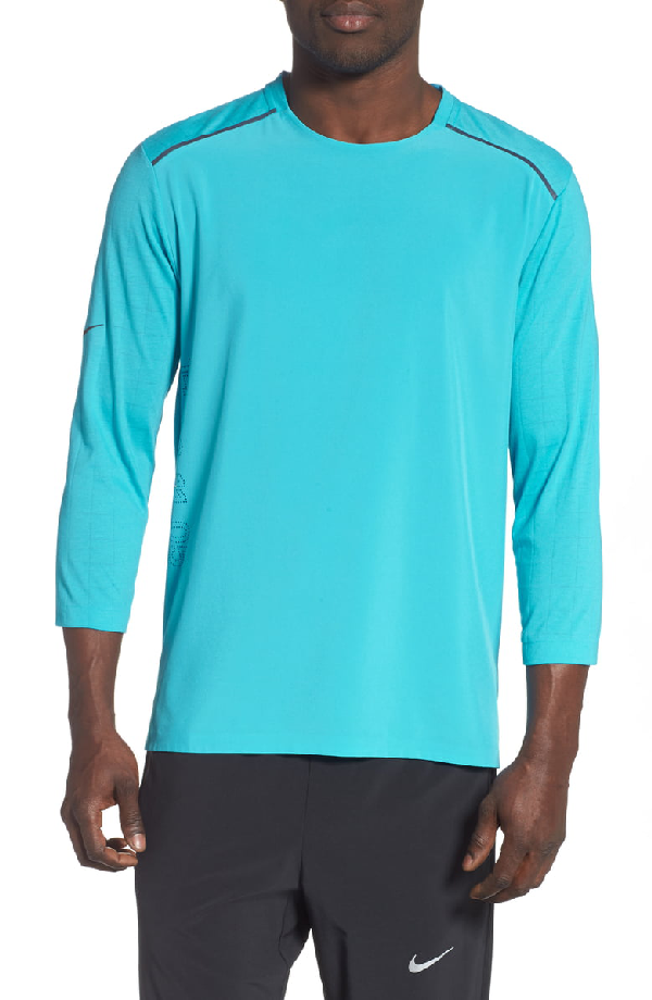 nike light blue fury shirt