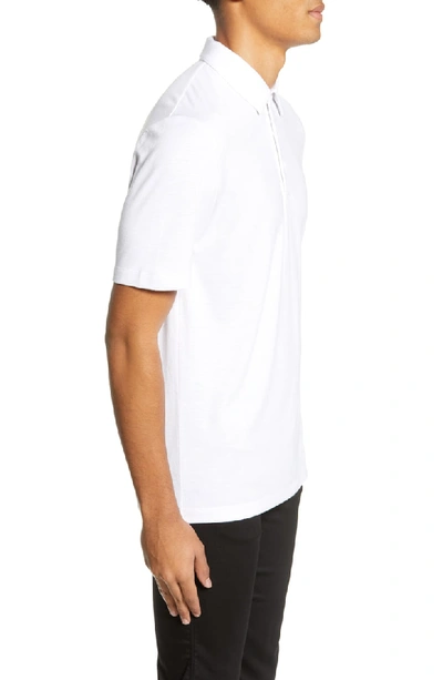 Shop Theory Bron C Anemone Polo In White