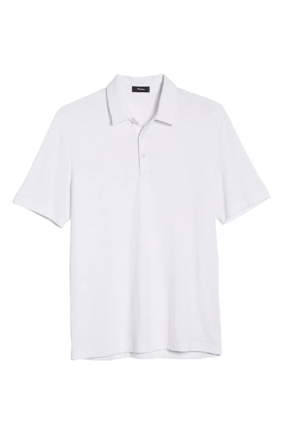 Shop Theory Bron C Anemone Polo In White