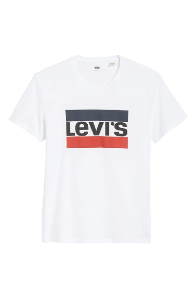 Shop Levi's Logo T-shirt In Sportswear Logo White