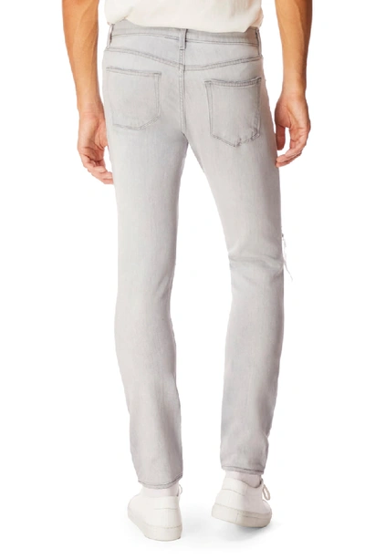 Shop J Brand Mick Skinny Fit Ripped Jeans In Greystripe Oak