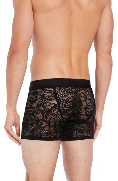 Shop Versace Parigamba Basso Trunks In Black