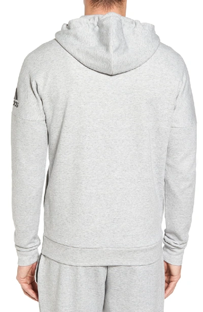 Adidas Originals Adidas Men's 36 Hours Stadium Zip Hoodie In Grey | ModeSens