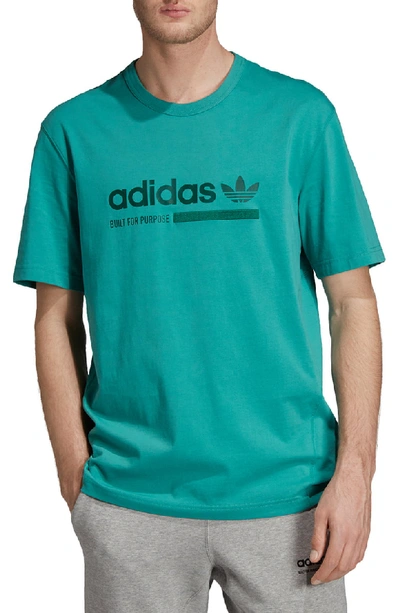 Shop Adidas Originals T-shirt In True Green