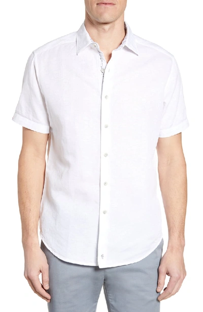 Shop Robert Graham Temple Of Skull Classic Fit Shirt In White