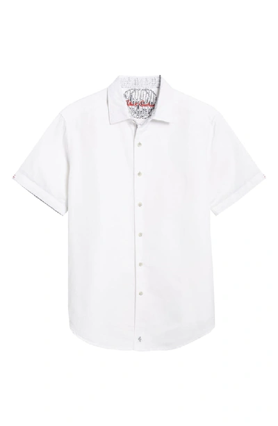 Shop Robert Graham Temple Of Skull Classic Fit Shirt In White
