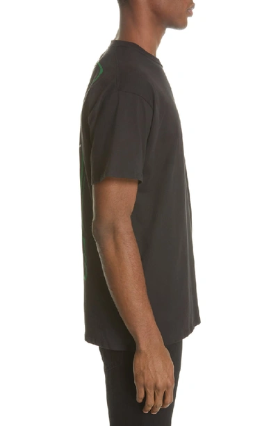 Shop Raf Simons Toya Oversize Graphic T-shirt In Black