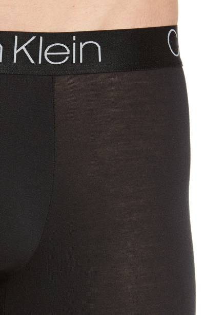 Shop Calvin Klein Ultrasoft Stretch Modal Boxer Briefs In Black/ White