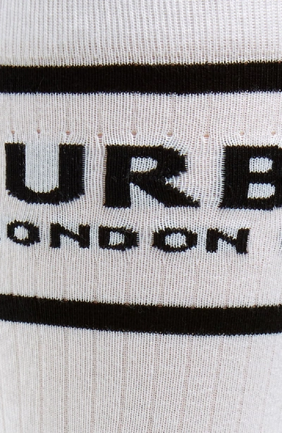 Shop Burberry Sport Crew Socks In White