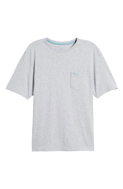 Shop Tommy Bahama 'new Bali Sky' Original Fit Crewneck Pocket T-shirt In Zinc Gray Heather