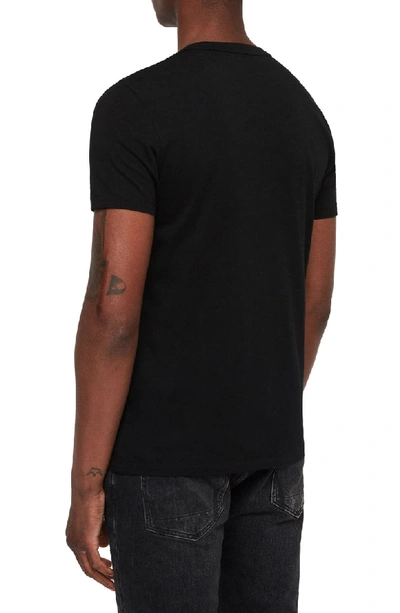 Shop Allsaints Tonic Slim Fit Crewneck T-shirt In Jet Black