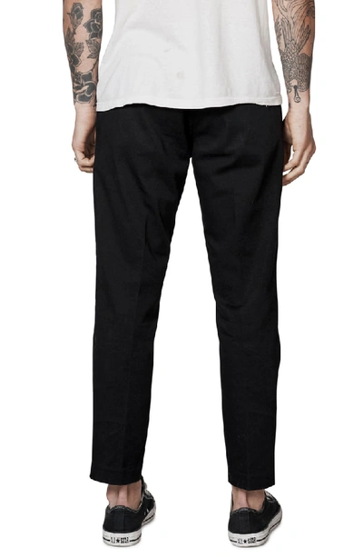 Shop Rolla's Relaxo Cropped Pants In Black