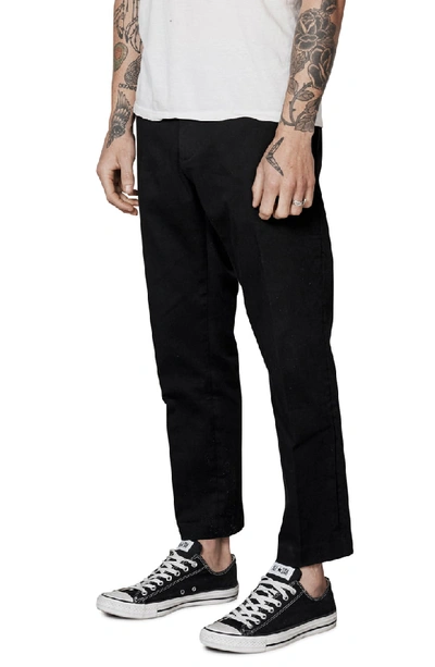 Shop Rolla's Relaxo Cropped Pants In Black