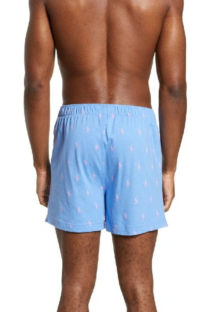 Shop Polo Ralph Lauren Cotton & Modal Boxers In Harbor Island Blue