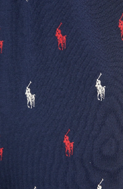 Shop Polo Ralph Lauren Cotton & Modal Boxers In Cruise Navy/ Red/ White