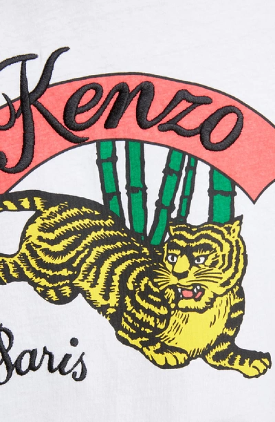 Shop Kenzo Jumping Tiger Graphic T-shirt In White