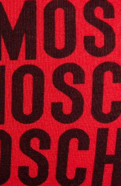 Shop Moschino Logo Briefs In Red