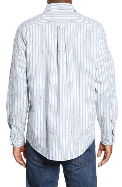 Shop Rodd & Gunn Webber Regular Fit Stripe Shirt In Stonewash