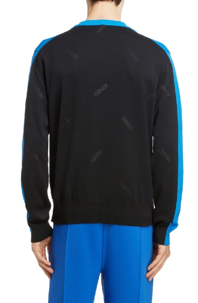 Shop Kenzo Colorblock Sweatshirt In Black
