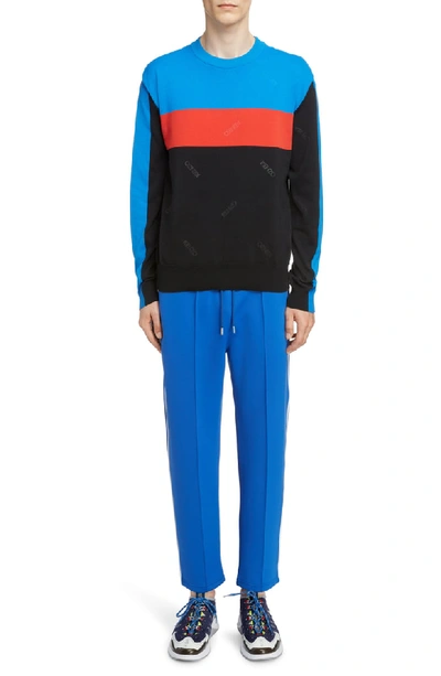 Shop Kenzo Colorblock Sweatshirt In Black