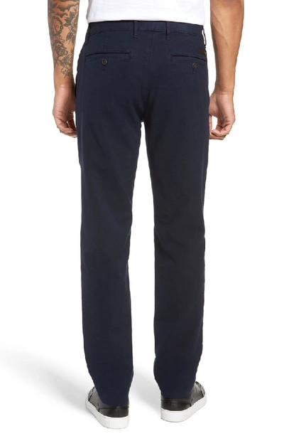 Shop Ag Marshall Slim Fit Chino Pants In Blue Vault