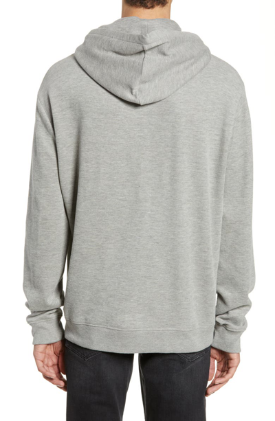 Shop Allsaints Gaiety Oversize Pullover Hoodie In Grey Marl