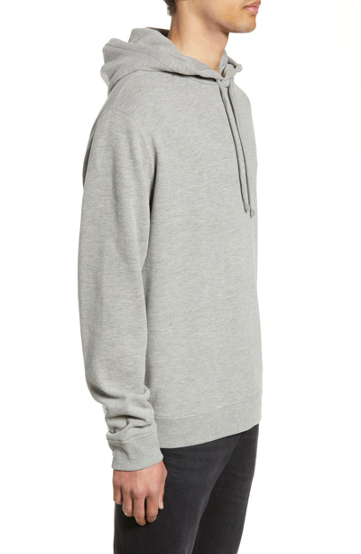 Shop Allsaints Gaiety Oversize Pullover Hoodie In Grey Marl