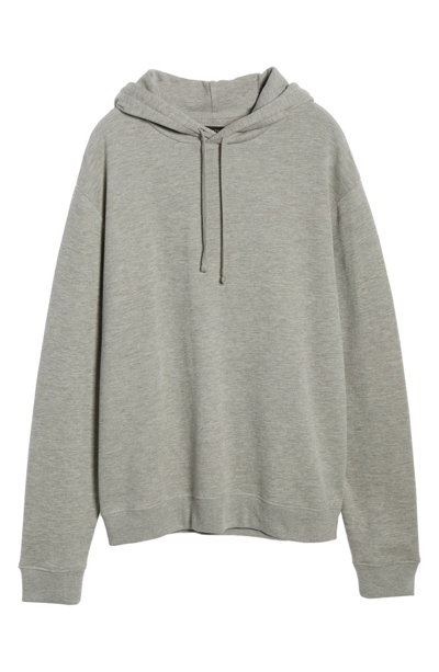 Shop Allsaints Gaiety Oversize Pullover Hoodie In Grey Marl