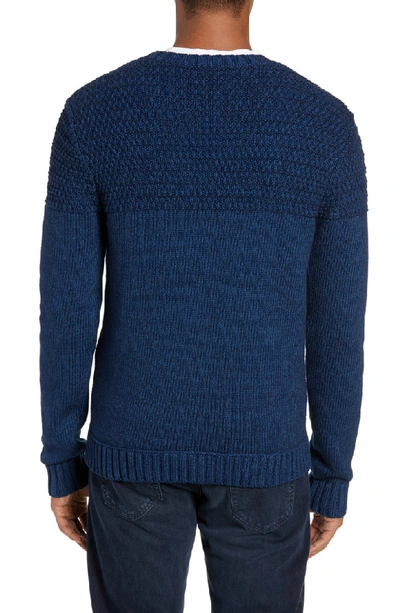Shop Todd Snyder Regular Fit Textured Sweater In Royal Blue