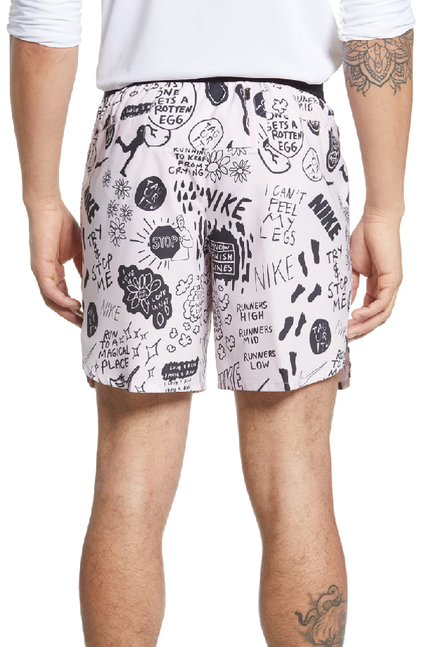 flex stride nathan bell men's print running shorts