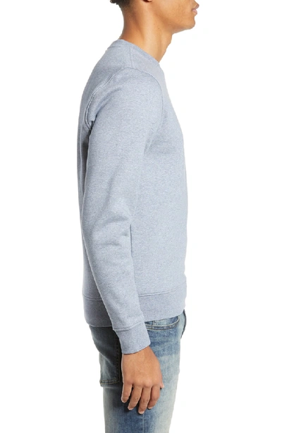 Shop Lacoste 'sport' Crewneck Sweatshirt In Light Indigo Blue