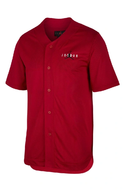 jordan jersey button up