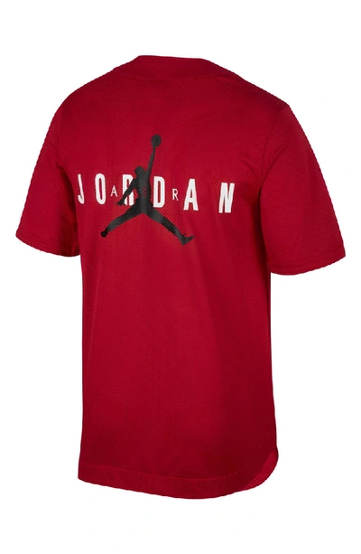 Nike Jordan Men's Jordan Jumpman Mesh Button-up Jersey, Black - Size Med |  ModeSens