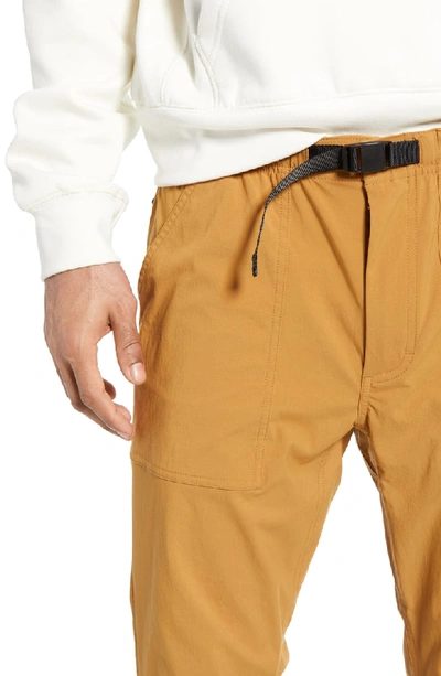 Shop Topo Designs Boulder Water Repellent Tech Pants In Khaki