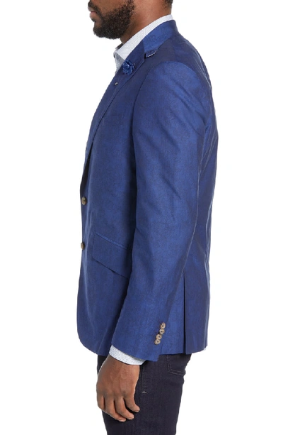 Shop Robert Graham Renon Tailored Fit Blazer In Cobalt