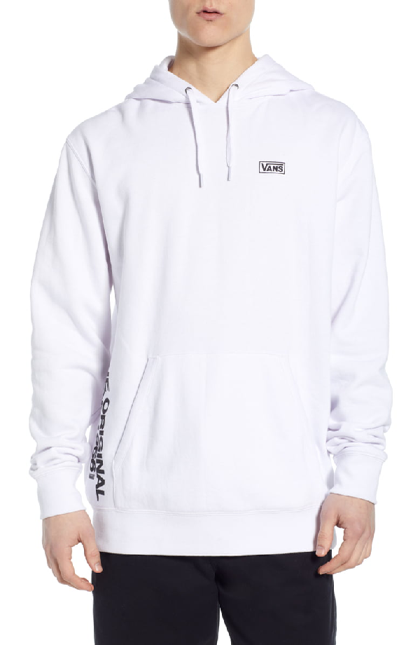 vans off the wall white hoodie