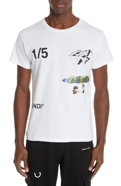 Off-white Demon Print T-shirt In White | ModeSens