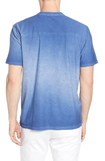Shop Tommy Bahama Cirrus Coast V-neck T-shirt In Dockside Blue